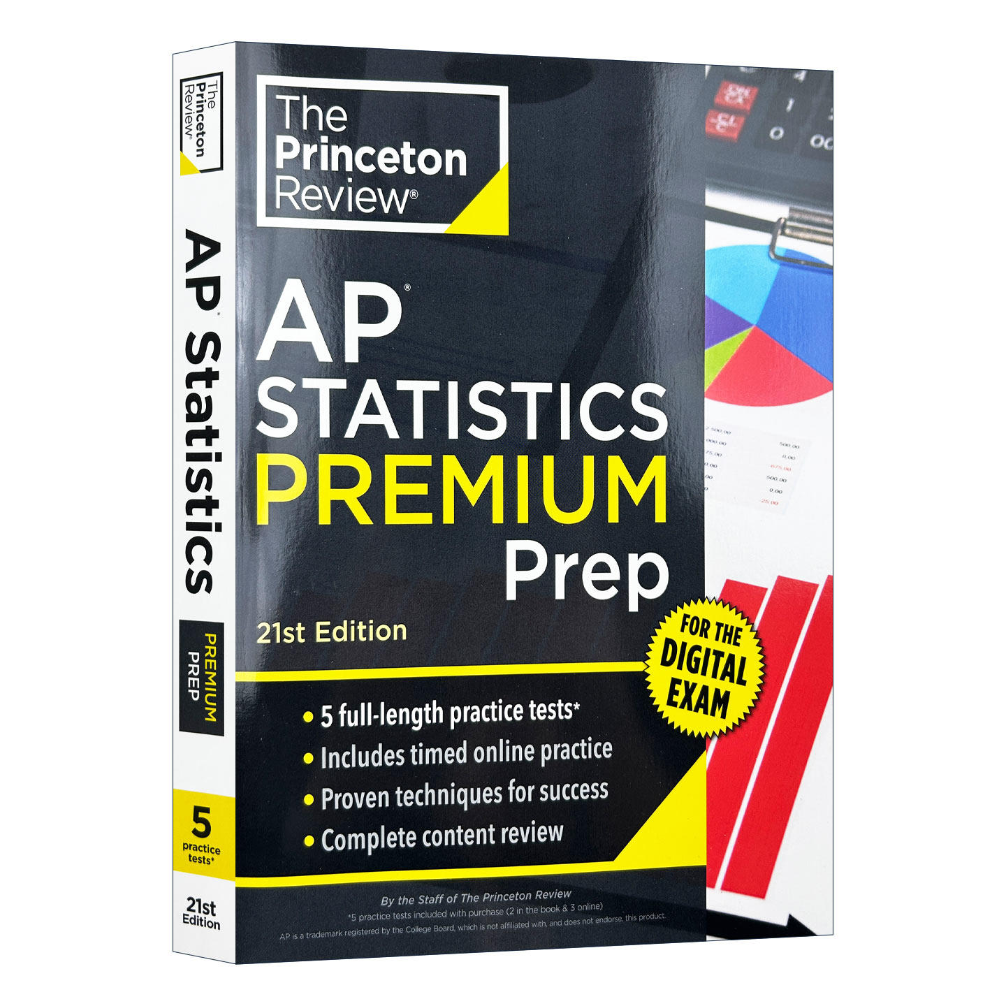 英文原版 Princeton Review AP Statistics Premium Prep 普林斯顿评论AP统计学 增值版 含线上题库 2026 第21版进口英语原版书籍