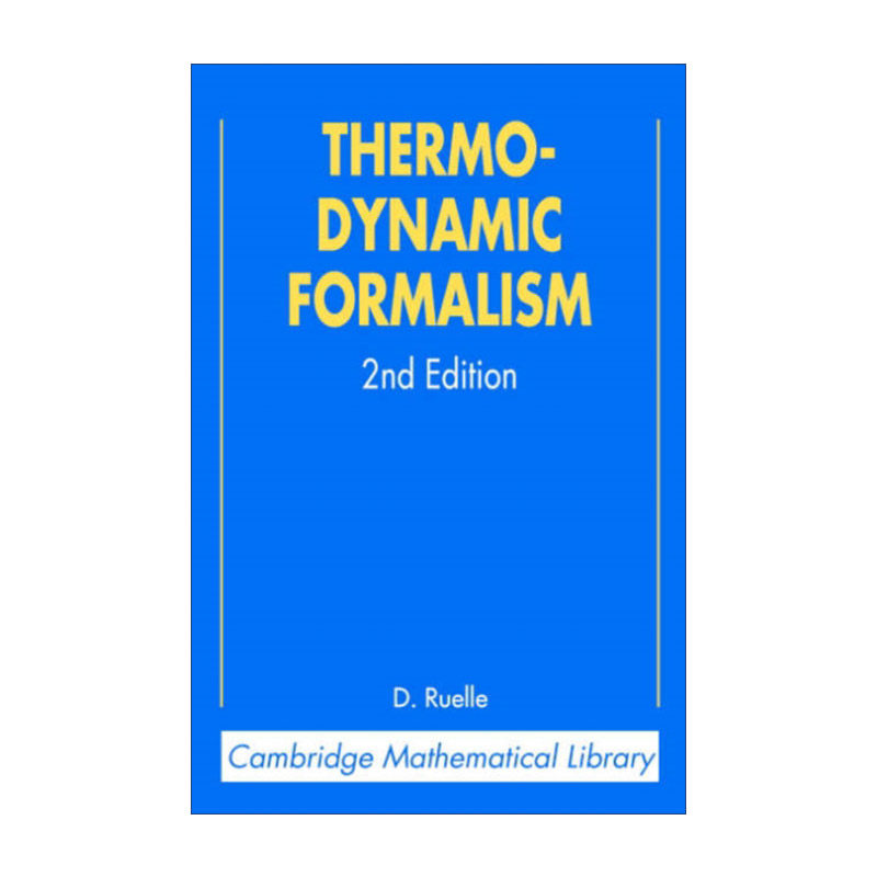 Thermodynamic Formalism 热力学形式 剑桥数学图书馆系列 英文原版科学技术读物 进口英语书籍