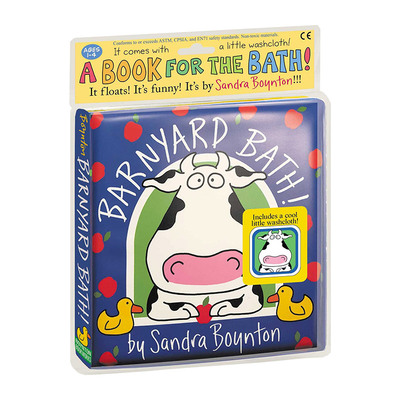 Barnyard Bath! 儿童洗澡玩具布书  Sandra Boynton 桑德拉·博因顿