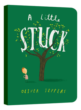 奥利弗杰弗斯 卡住了 A Little Stuck Oliver Jeffers 英文版幼儿英语启蒙绘本 亲子互动纸板书 进口原版书籍