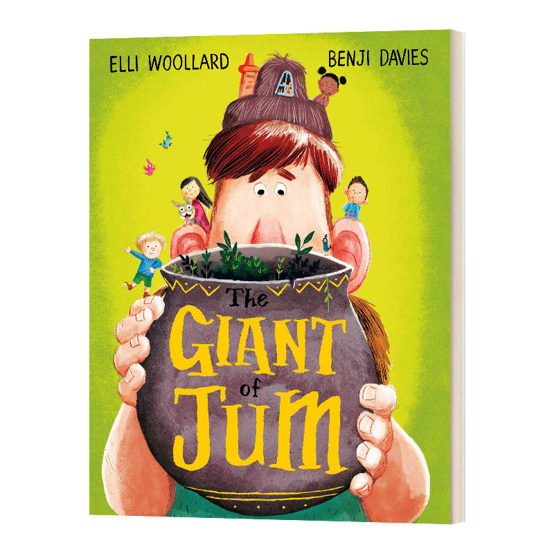 the giant of jum 巨人和杰克 英文原版情绪管理图画书绘本 本吉