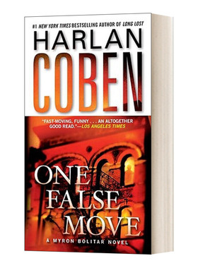 米隆·波利塔系列5 玛门的扑克牌 One False Move A Myron Bolitar Novel 05 英文原版惊悚恐怖小说 进口英语书籍