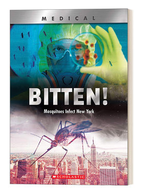 英文原版 Bitten Mosquitoes Infect New York Xbooks系列 蚊叮虫咬 蚊子感染纽约 科普知识绘科普读物 英文版 进口英语原版书籍