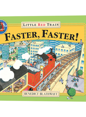 红色小火车 更快点 Little Red Train Faster  Faster 英文原版儿童绘本 进口英语书籍
