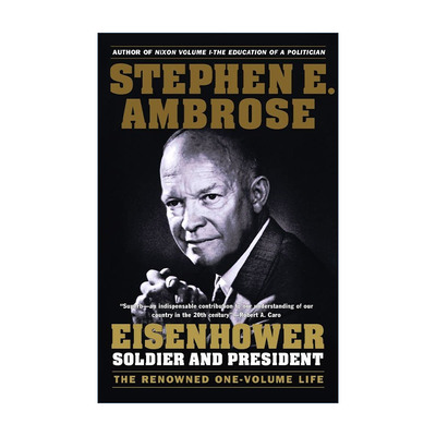 英文原版 Eisenhower 艾森豪威尔传记 士兵与总统 美国历史学家史蒂芬·E.安布罗斯 英文版 进口英语原版书籍