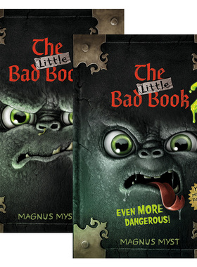 The Little Bad Book 小坏书系列2册 儿童怪异有趣故事少儿趣味插画精装绘本 Magnus Myst