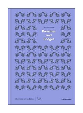 英文原版 Brooches and Badges 胸针和徽章 V&A博物馆 珠宝首饰时尚产品设计 精装 英文版 进口英语原版书籍