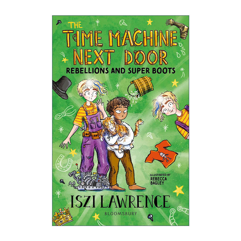 英文原版 The Time Machine Next Door Rebellions and Super Boots 隔壁的时光机2 亲历英国内战 少儿历史小说 进口英语原版书籍