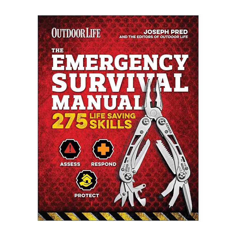 英文原版 The Emergency Survival Manual 户外紧急生存手册 294项救生技能 英文版 进口英语原版书籍