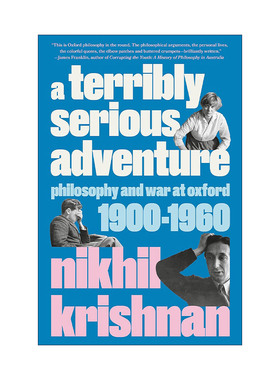 英文原版 A Terribly Serious Adventure 一场极其严肃的冒险 1900-1960年牛津的哲学与战争 传记 Nikhil Krishnan 精装 英文版
