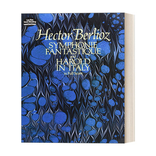 柏辽兹意大利梦幻交响曲与哈罗德全谱 进口英语书籍 and Italy Full Fantastique Harold 英文版 英文原版 Score Symphonie