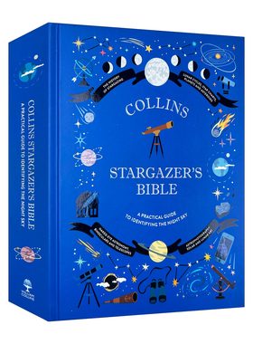 英文原版 The Collins Stargazer's Bible 柯林斯观星宝典 精装星象精装摄影观星指南 英文版 进口英语原版书籍