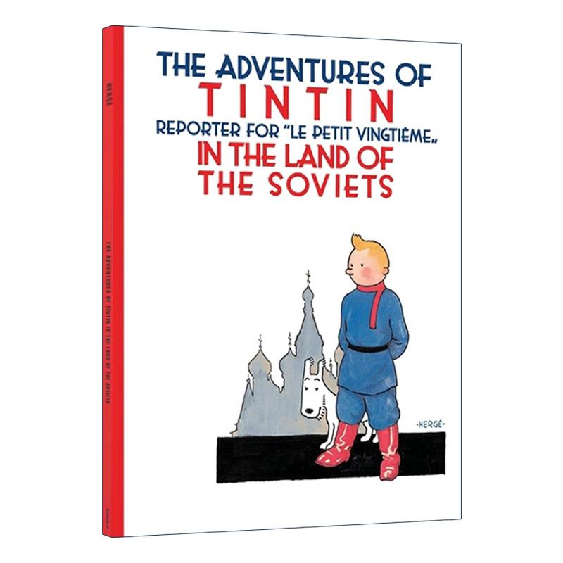 英文原版 The Adventures of Tintin Tintin in the Land of the Soviets 丁丁历险记之丁丁在苏联 英版 英文版 进口英语原版书籍