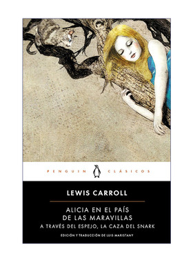 原版 Alicia en el pais de las maravillas Alice's Adventures in Wonderland Penguin Classics 爱丽丝梦游仙境 西班牙语版