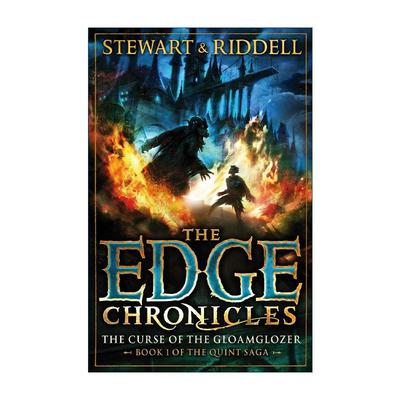 英文原版 The Edge Chronicles 1 The Curse of the Gloamglozer 昆特边境大冒险1 儿童冒险小说 英文版 进口英语原版书籍