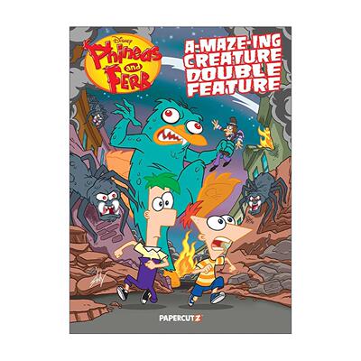 英文原版 Phineas And Ferb Original Vol.1 飞哥与小佛 漫画卷一 英文版 进口英语原版书籍