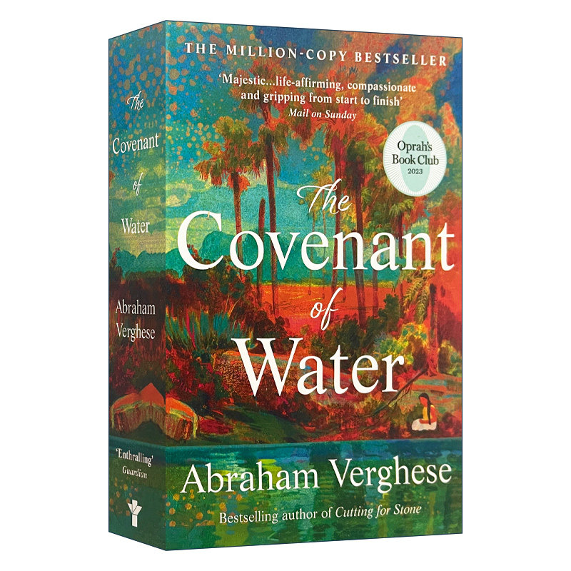 英文原版 The Covenant of Water 水之约 亚伯拉罕·凡格斯 奥普拉读书会推荐 英文版 进口英语原版书籍