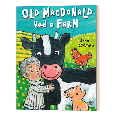 英文原版绘本 Old Macdonald Had a Farm 老麦克唐纳有一个农场 0-2岁幼儿童谣儿歌绘本 纸板书 英文版 进口英语原版书籍
