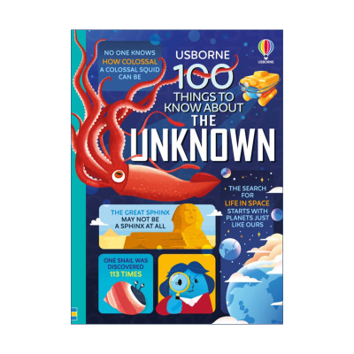 英文原版 Usborne 100 Things to Know About the Unknown 关于未知的100件事 尤斯伯恩儿童科普百科精装 英文版 进口英语原版书籍