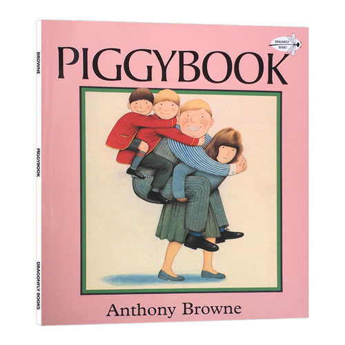 朱家故事 Piggybook Anthony Browne 吴敏兰推荐书单 英文原版绘本 儿童英语启蒙图画故事进口书籍