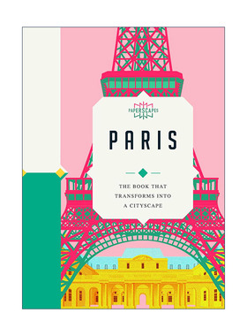 英文原版 Paperscapes Paris 纸上风采 巴黎 精装礼物书 精装 英文版 进口英语原版书籍