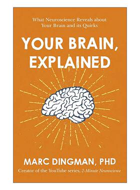 英文原版 Your Brain Explained 迷人的大脑 从神经科学认识我们的大脑及其背后的故事 马克·丁曼 Marc Dingman 进口英语原版书籍