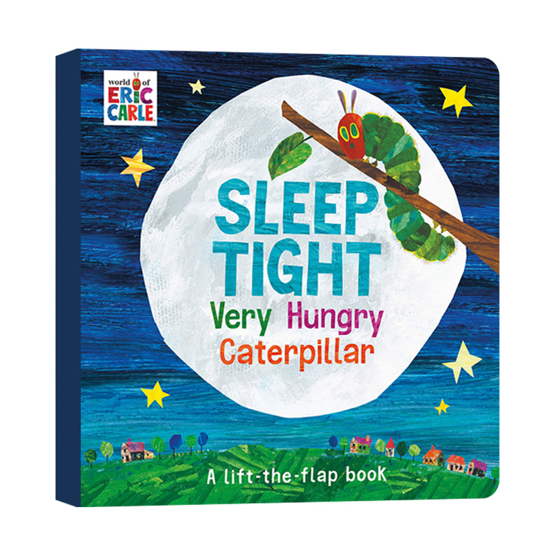 Sleep Tight Very Hungry Caterpillar 晚安毛毛虫 精装 英文原版儿童绘本 进口英语书籍