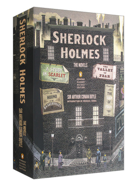 福尔摩斯探案4部合集 Sherlock Holmes The Novels 企鹅经典豪华毛边版 英文原版侦探小说 进口文学书籍