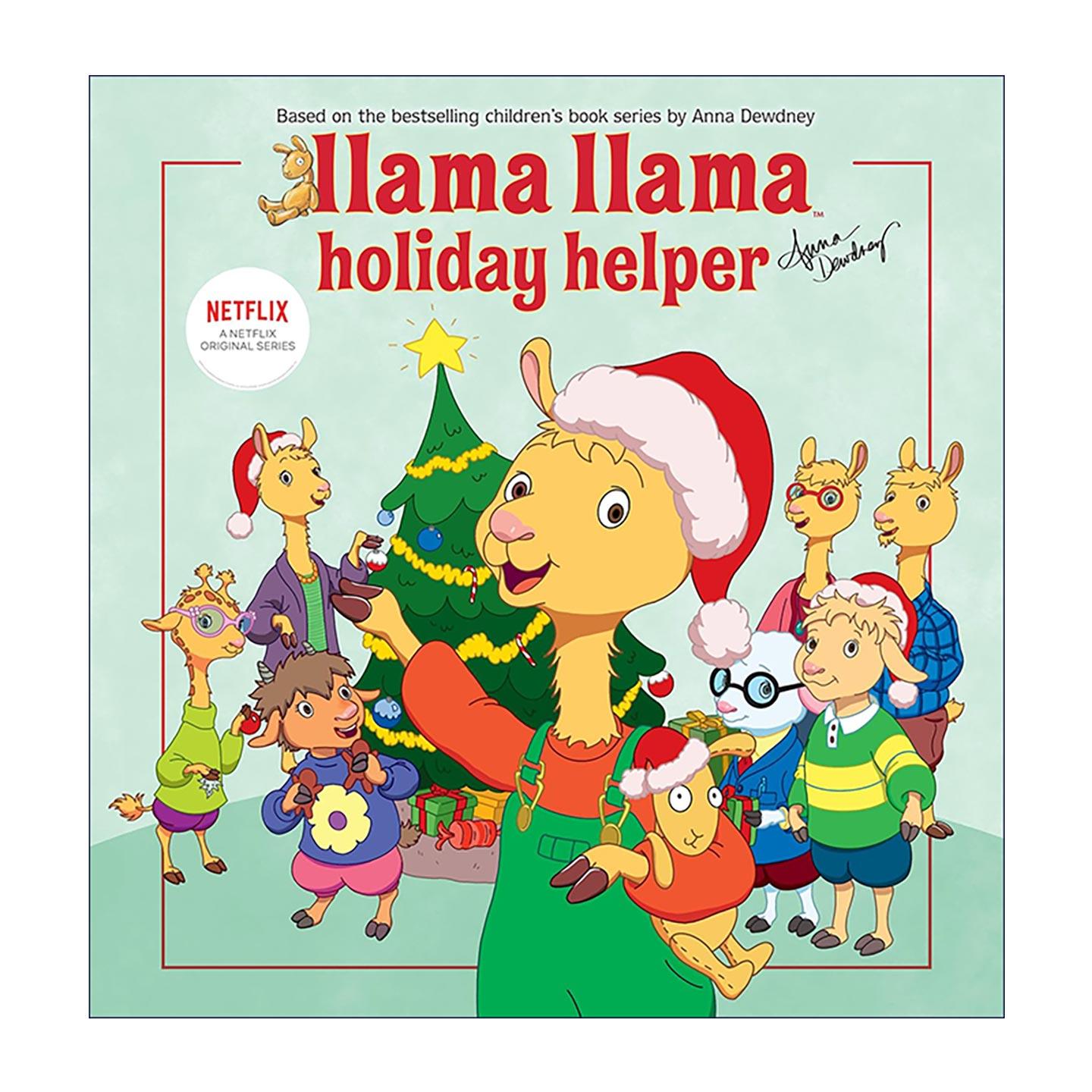 英文原版 Llama Llama Holiday Helper 羊驼拉玛假日帮手 圣诞节 儿童经典精装绘本 安娜·杜德尼 英文版 进口英语原版书籍