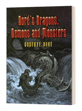 英文原版 Doré's Dragons Demons and Monsters 多雷插图集 龙、恶魔和怪物 英文版 进口英语原版书籍