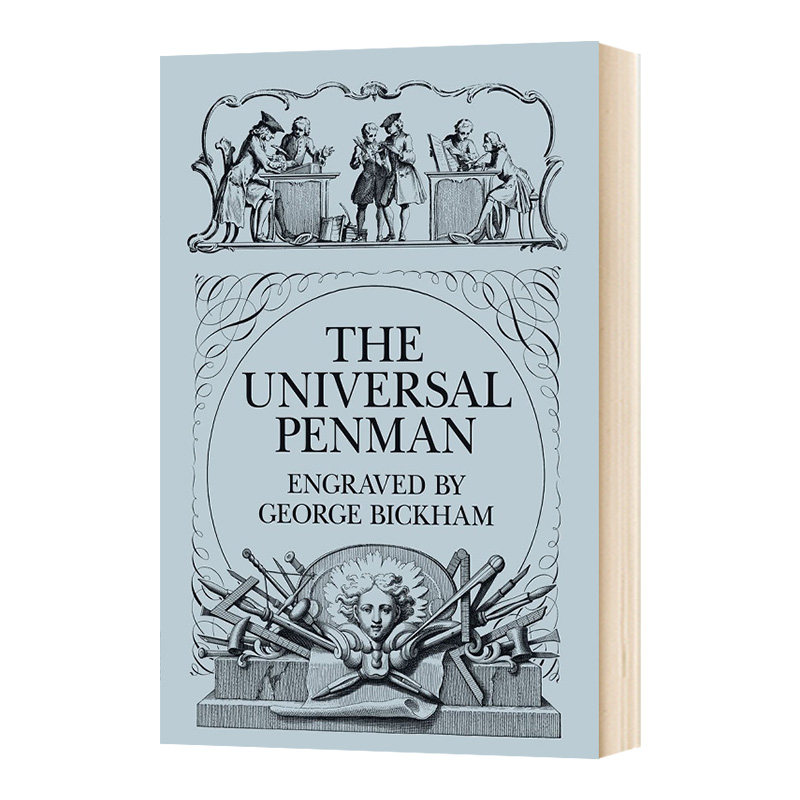 世界书法家 经典英文书法字贴 the universal penman 英文原版进口