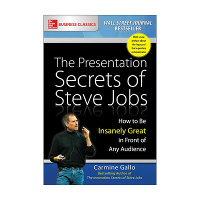 英文原版 Presentation Secrets of Steve Jobs 乔布斯的魔力演讲 英文版 进口英语原版书籍