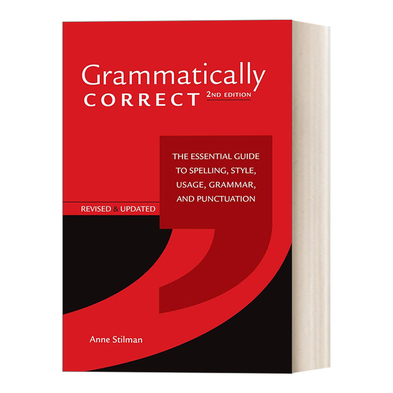 英文原版 Grammatically Correct 正确语法 英语拼写，风格，用法，语法和标点符号的基本指南 语言学 英文版 进口英语原版书籍