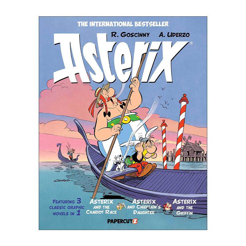 英文原版 Asterix Omnibus Vol.13 高卢英雄历险记 37-39合订 卷十三 英文版 进口英语原版书籍