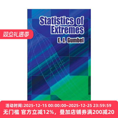 英文原版 Statistics of Extremes Dover Books on Mathematics 极值统计 E. Gumbel 英文版 进口英语原版书籍