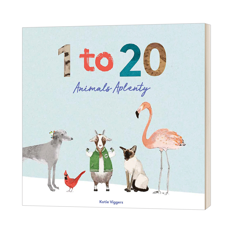 1 to 20 Animals Aplenty  插画家Katie Viggers 动物一到十