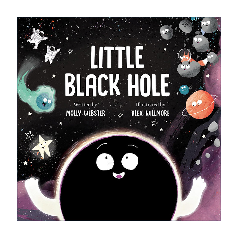 英文原版 Little Black Hole 小黑洞 儿童精装绘本 知识科普百科图画书 Alex Willmore 英文版 进口英语原版书籍