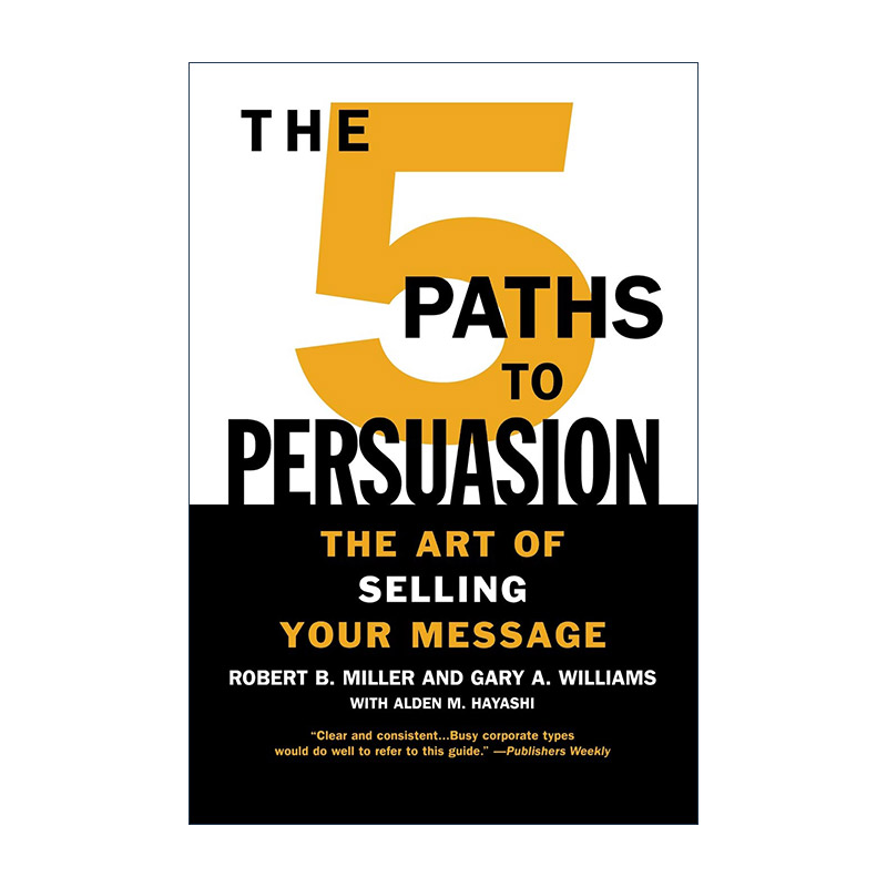 英文原版 The 5 Paths to Persuasion 赢在说服力 英文版 进口英语原版书籍