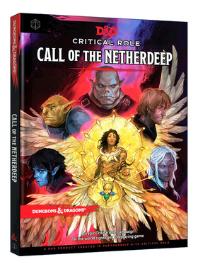 龙与地下城历险书 关键角色 精装 Critical Role Call of the Netherdeep+Explorer's Guide to Wildemount 英文原版休闲爱好读物