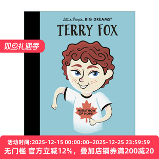小人物大梦想纸板书 特里福克斯 精装 Little People  Big Dreams Terry Fox  英文原版儿童绘本