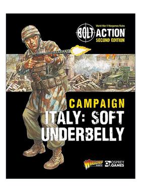 英文原版 Bolt Action Campaign Italy Soft Underbelly 桌面战争兵棋 意大利软肋行动 英文版 进口英语原版书籍