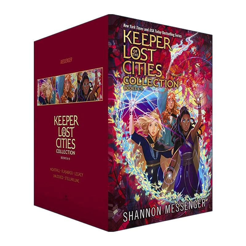 英文原版 Keeper of the Lost Cities Collection Books 6-9 失落城市的守护者6-9册套装 精装 英文版 进口英语原版书籍