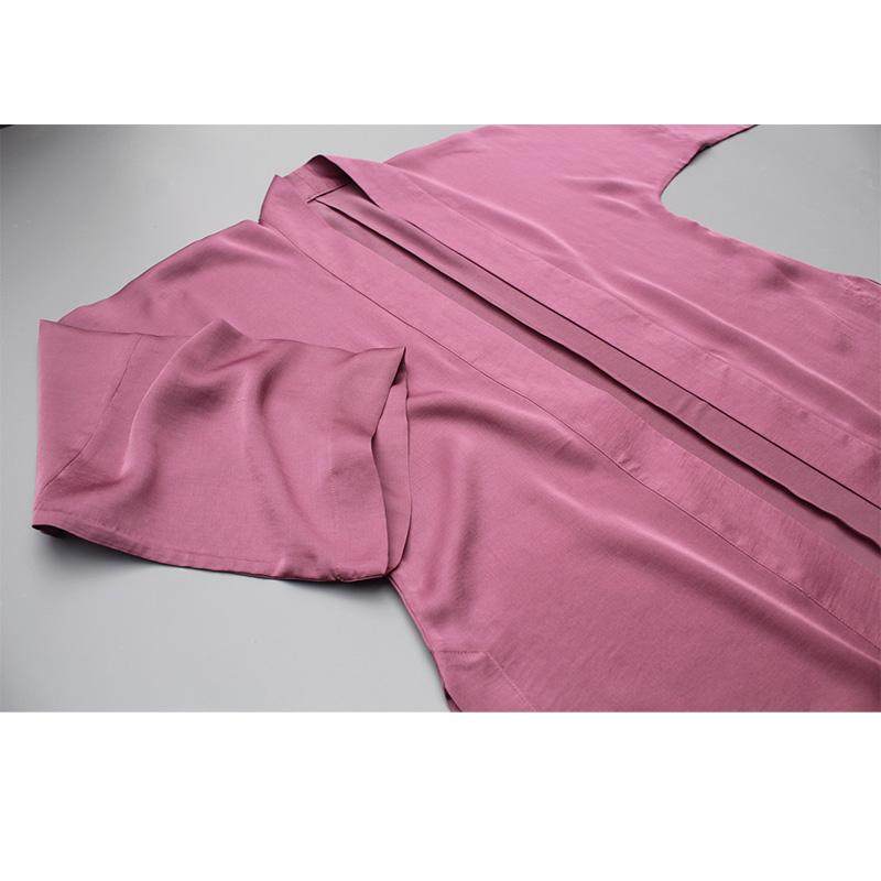橡皮粉 马师傅汉服宋制直袖短衫对襟上衣防晒短外套 春秋