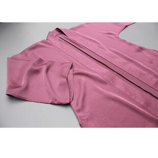 橡皮粉 马师傅汉服宋制直袖短衫对襟上衣防晒短外套  春秋