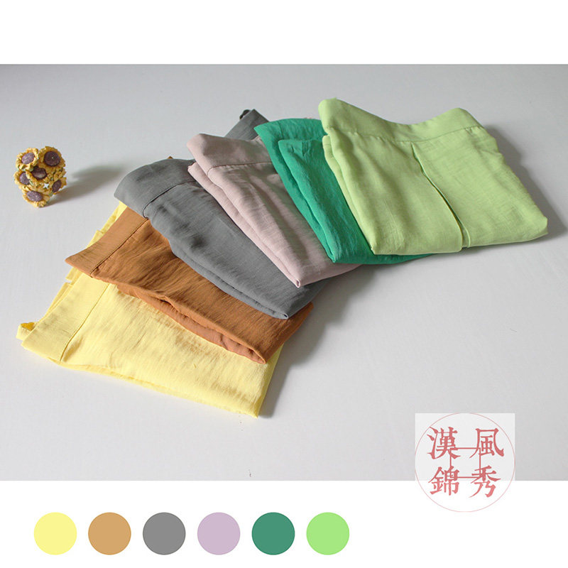 汉风锦秀吊带套头汉服图片