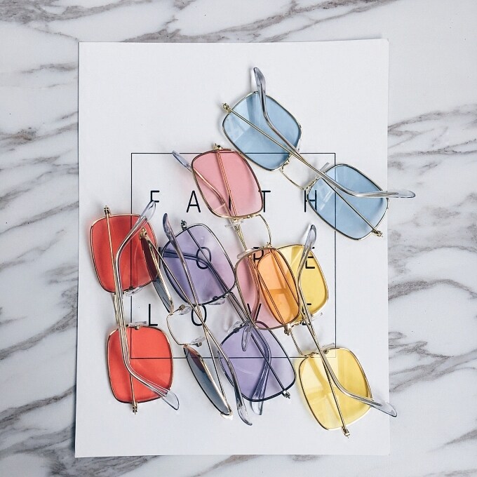 Harajuku face without makeup Ocean Retro sunglasses 2017 new pattern street Trendsetter personality fashion Versatile Sunglassesin the  ZIPPO/Swiss Army Knife/Glasses , Sunglasses  category - from Buy2taobao.com to provide professional Taobao agent buy service