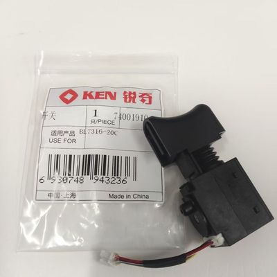 KEN锐奇7316锂电钻开关16V无刷手电钻无极调速开关手枪钻原厂配件