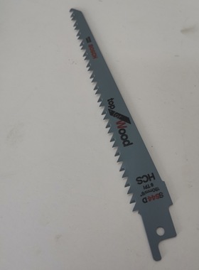 博世瑞士马刀锯条S644D 建筑木材园艺林木 木工切割往复锯片150mm