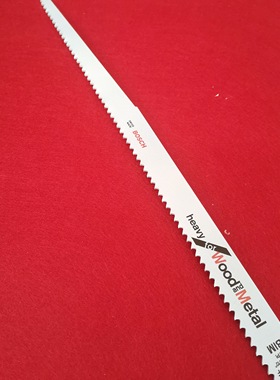 博世马刀锯锯条S1411DF带金属木材切割锯条刀片300MM往复锯锯片