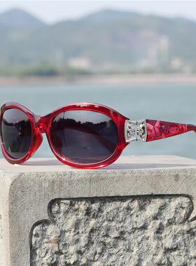 椭圆偏光太阳镜女士高级感